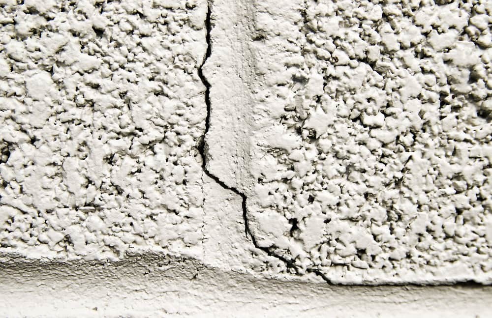 cracked cement
