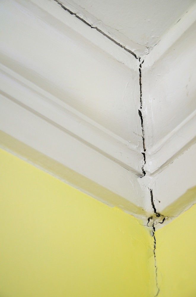 cracks in ceiling -- a sign that you need foundation repair