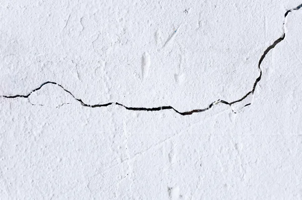 cracked concrete wall cracked concrete wall