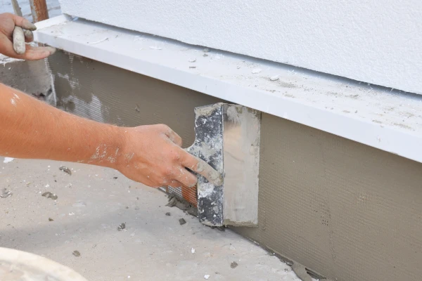 man fixing foundation man fixing foundation