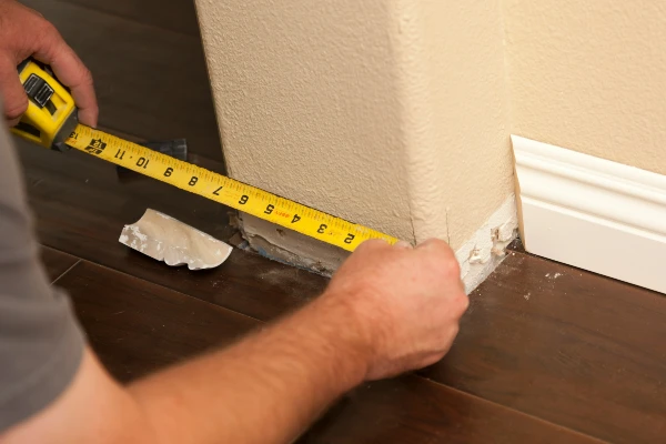 Gaps around baseboards indicate potential freeze-thaw damage Gaps around baseboards indicate potential freeze-thaw damage