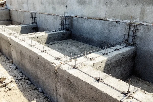 A solid foundation for house construction A solid foundation for house construction