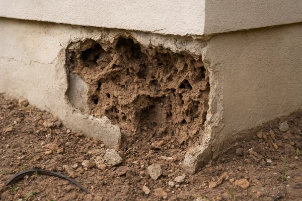 Foundation pest damage Foundation pest damage
