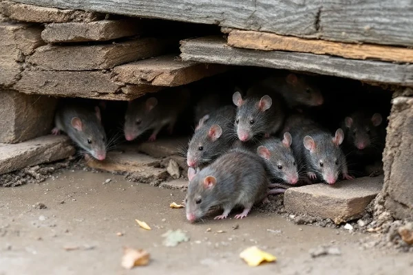 rodents actively damaging a home’s foundation rodents actively damaging a home's foundation