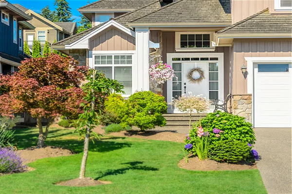 luxury house at a sunny day luxury house at a sunny day