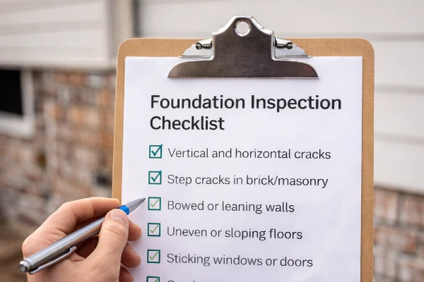 secure a foundation inspection checklist secure a foundation inspection checklist