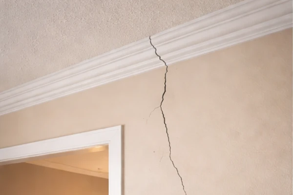 visible cracks on walls and ceilings visible cracks on walls and ceilings